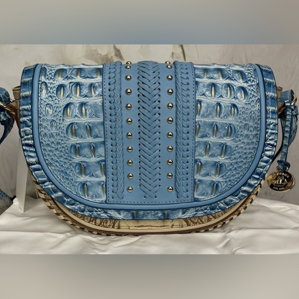 Blue Braided Women's Bag